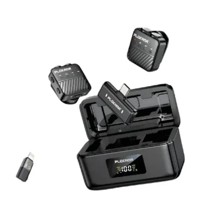 Plokama VM-80 EG-32YM Black simsiz yaxa mikrofonu Type-C — Bakı
