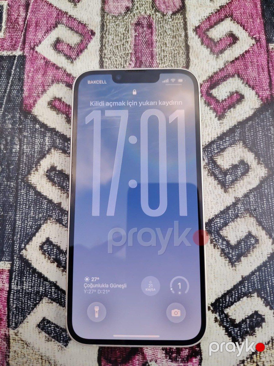 Apple iPhone 14 Starlight 128GB/4GB — Smartfonlar, Bakı (2)