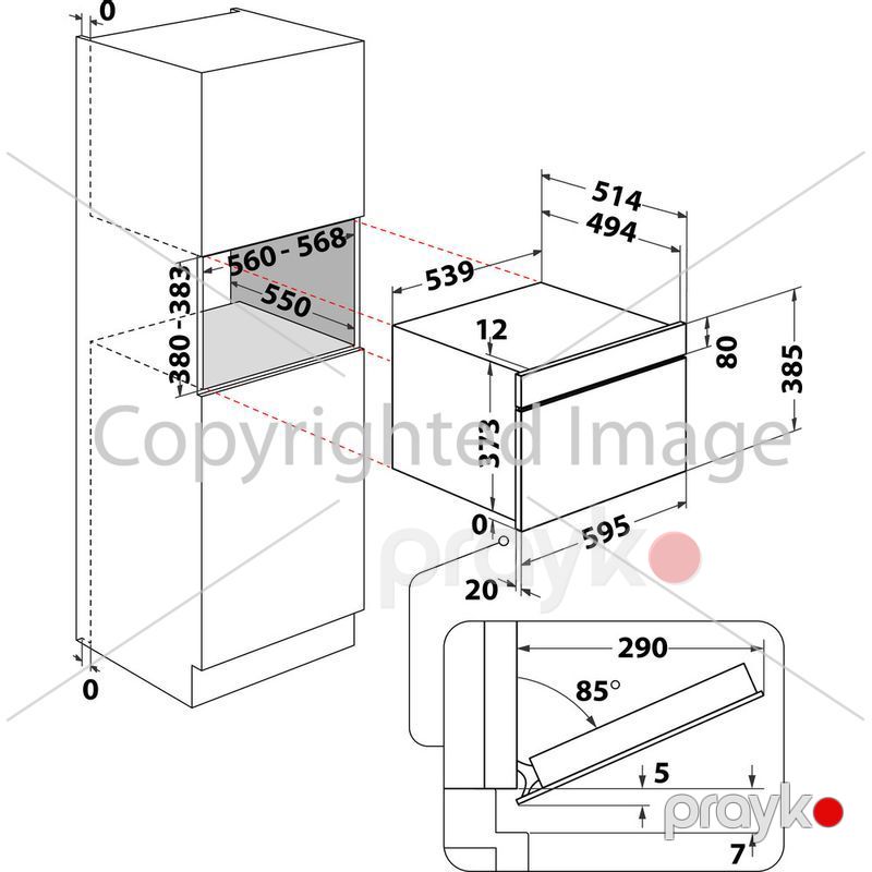 Mikrodalğalı soba quraşdırılan Whirlpool AMW 730/IX — Mikrodalğalı sobalar, Bakı (4)