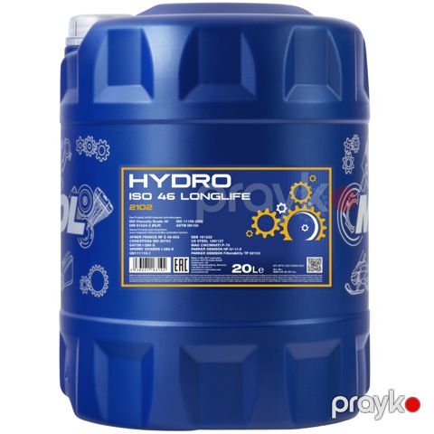 Hidravlik yağ Mannol Hydro ISO 46 HL 2102 20 lt — Bakı