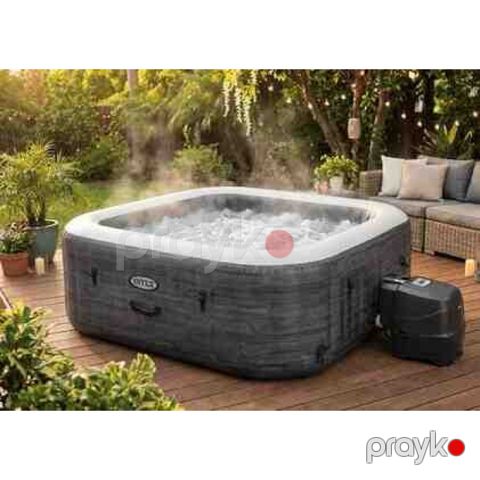 Peşəkar Intex 28450 PureSpa Jet & Bubble Deluxe (175x175x71 sm) Masaj Hovuzu — Bakı