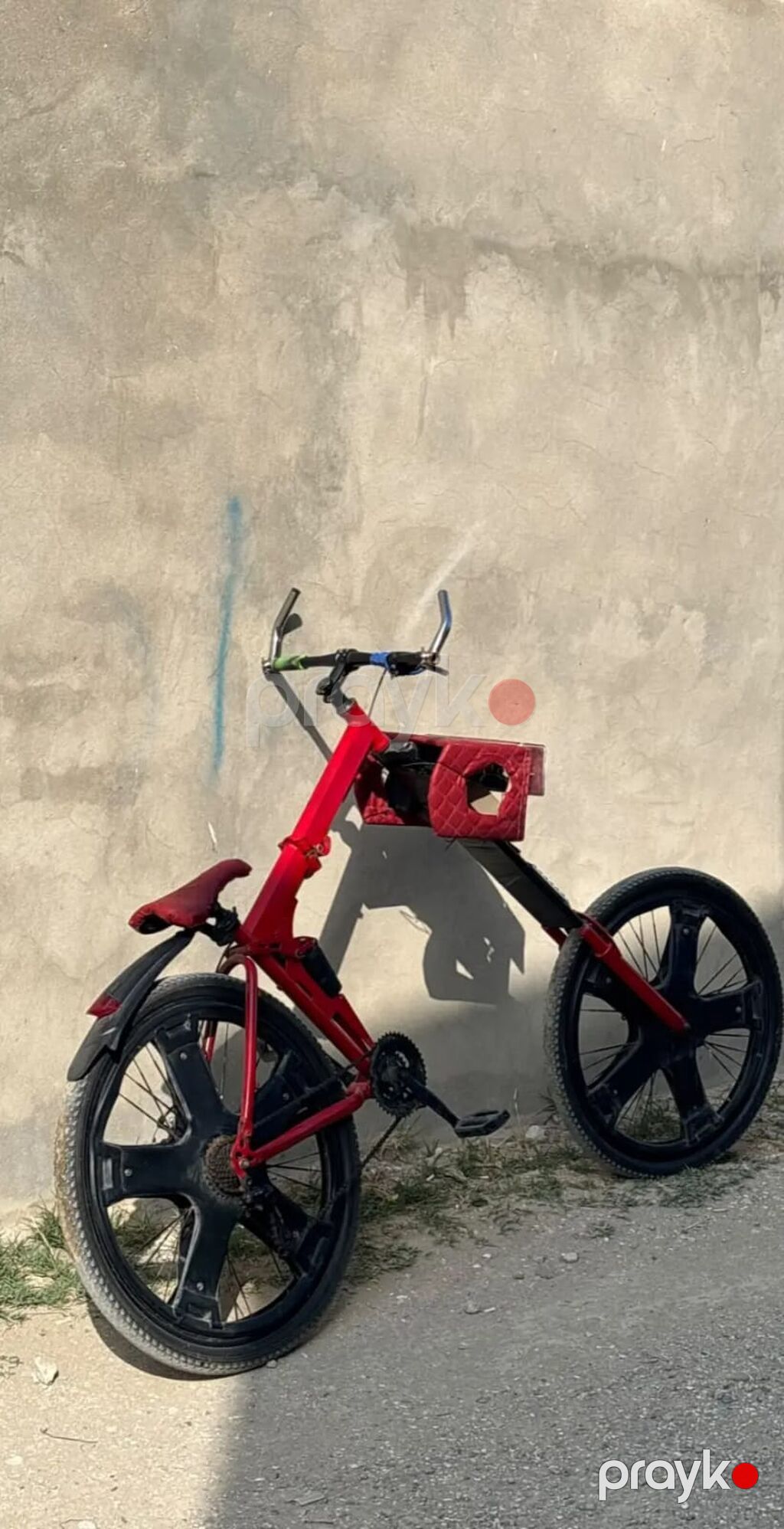 Xüsusi yığma velosipedi usdunde ses sisdemi miqalkasi var - Korpus — Elektrik velosipedləri, Bakı (2)