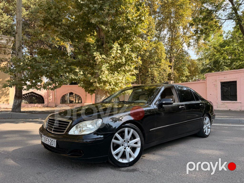 Mercedes S 500 4MATIC, 5.0 L, 2003 il, 368 977 km — Avtomobillər, Mingəçevir (9)