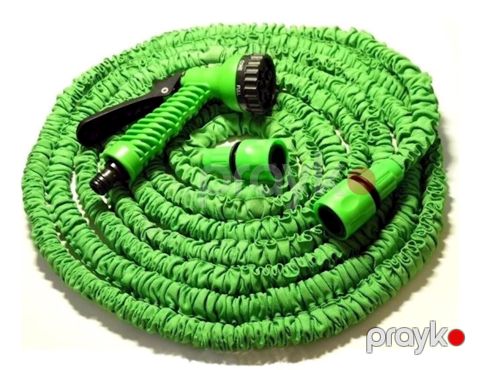 Suvarma şlanqı Magic Hose, uzanan, püskürdücü ilə, yaşıl, 30 m — Bakı