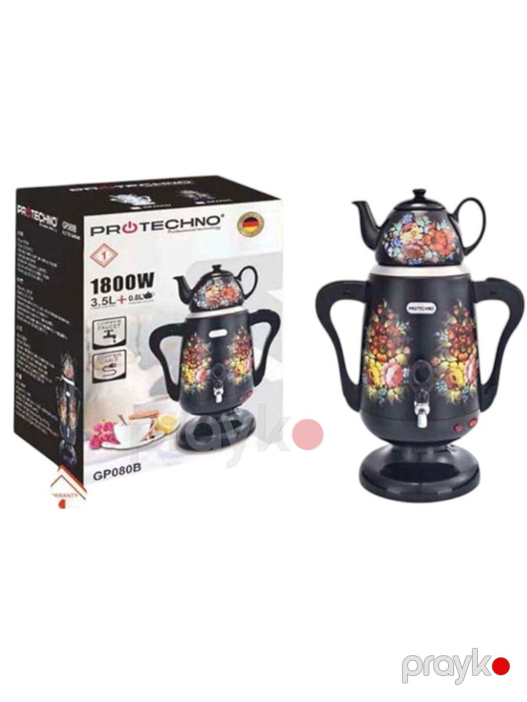 5014 Məhsulun adı: Elektrik samovar ProTechno GP-080, 3.5L samovar — Samovarlar, Bakı (2)
