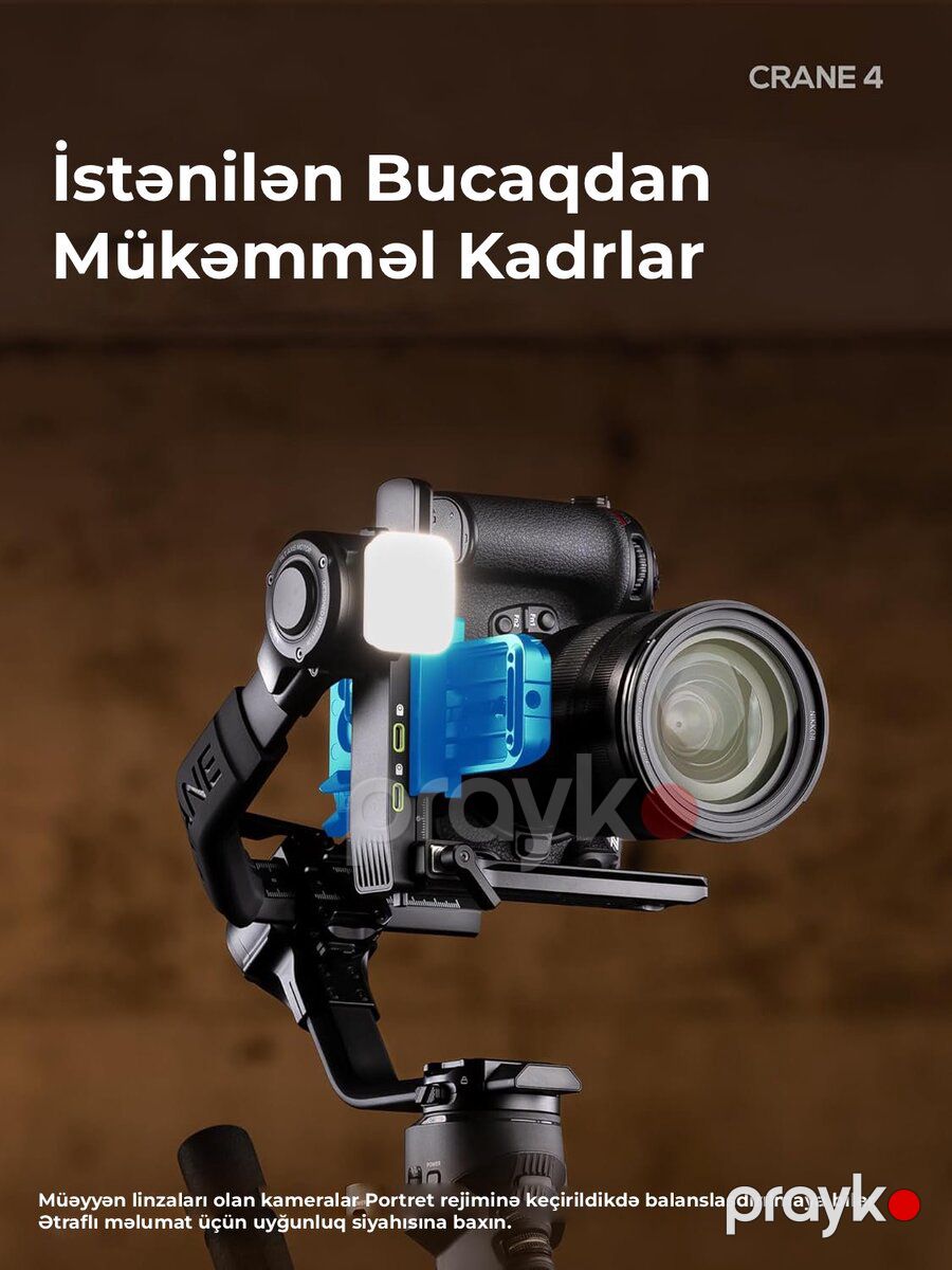 Zhıyun Crane 4 Combo — Foto və video texnikası, Bakı (6)