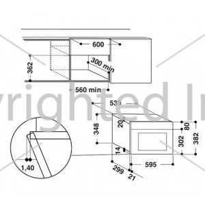 Mikrodalğalı soba Hotpoint-Ariston MN 314 IX HA — Mikrodalğalı sobalar, Bakı (3)