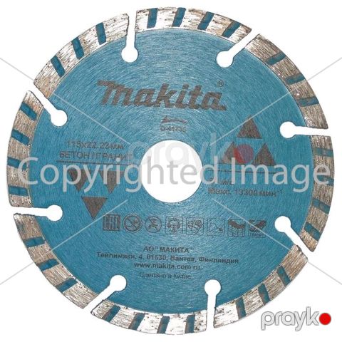 Almaz disk qranit/beton (115 mm) Makita D-41735 — Bakı