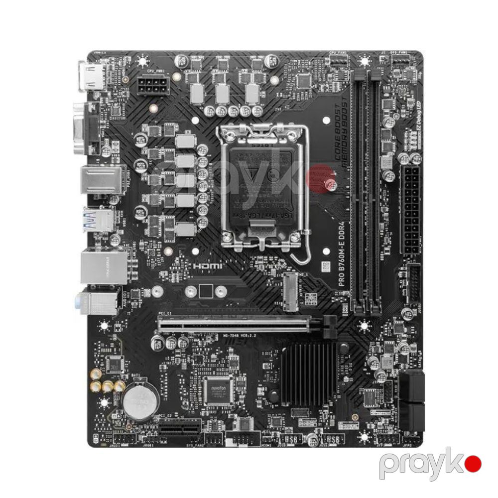 Ana plata MSI PRO B760M-E DDR4 (911-7D47-025) — Ana platalar, Bakı (2)