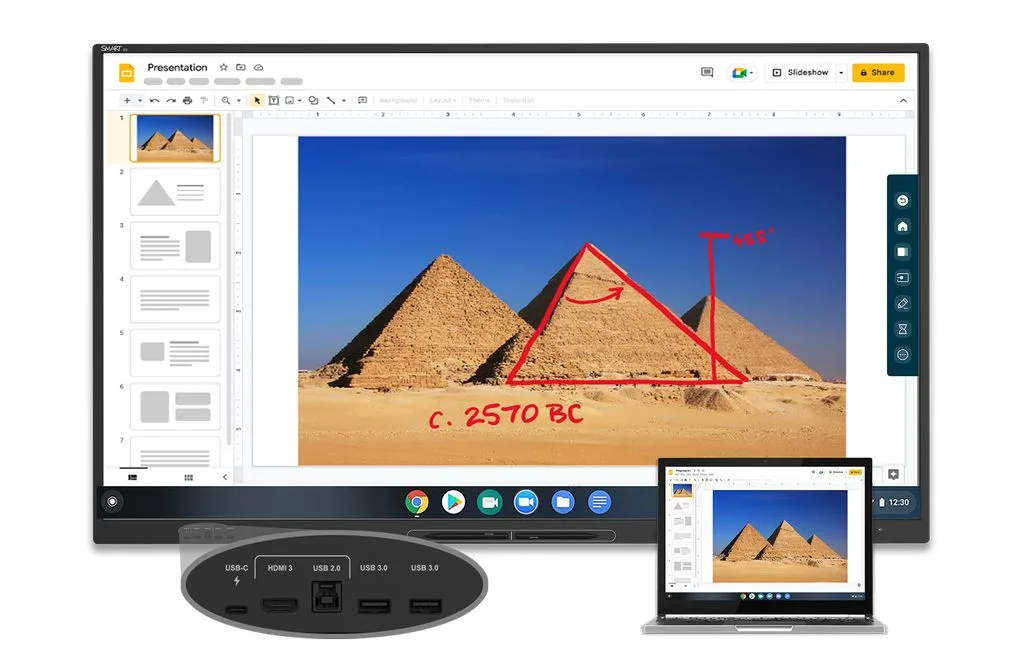 Smart Board GX065-V3 interactive display with embedded OS — Mallar, Bakı (6)