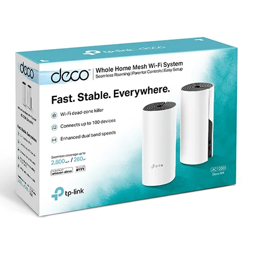 TP-Link Deco M4 AC1200 2 Unit Mesh Wi-Fi System — Bakı