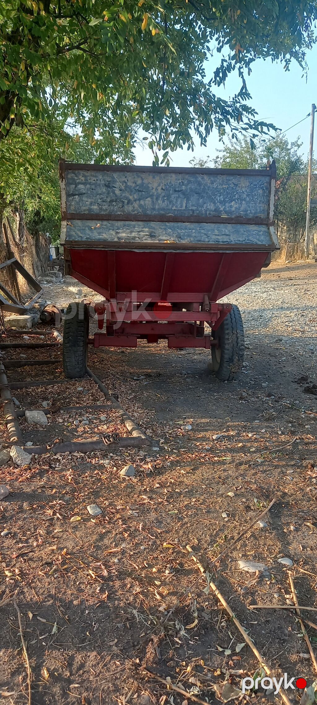 Kənd təsərrüfatı üçün iki təkərli qoşqu (traktor qoşqusu) - Güclü — Yardımçı qoşqular, Şamaxı (3)