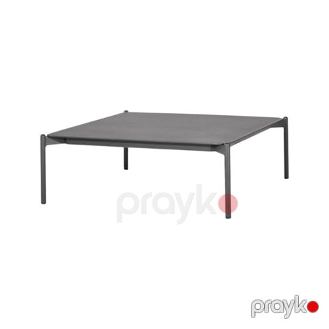 Garden Coffee Table Artie T305-1, Metal Frame, 85x85x29 cm — Bakı