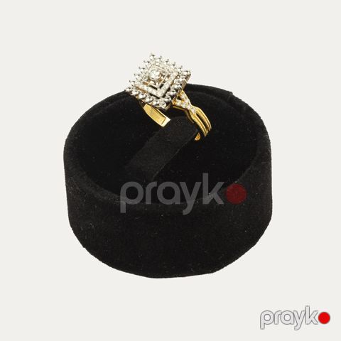 Üzük qadınlar üçün VJ2408, qızıl 750 əyar, brilyant 0.40K — Bakı