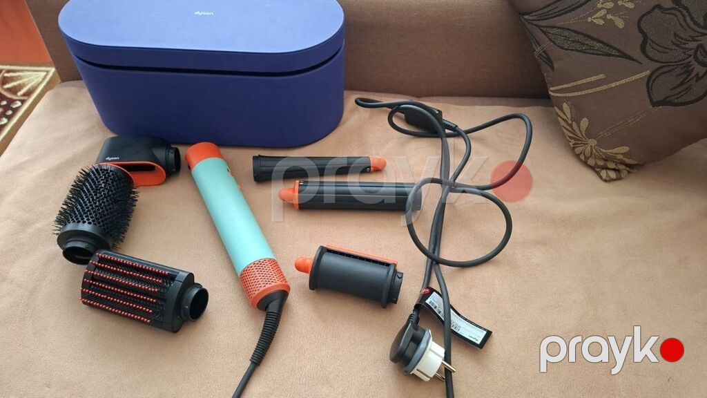 Dyson Airwrap Multi‑Styler (Special Edition, mavi-etui ilə) Məhsulun — Saç burmağa və düzəltməyə, Sumqayıt (2)