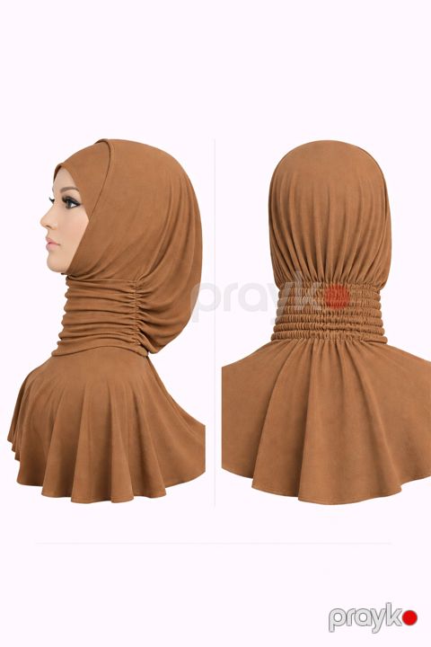 Hicab 73079661, açıq qəhvəyi, trikotaj, ölçü One size — Bakı