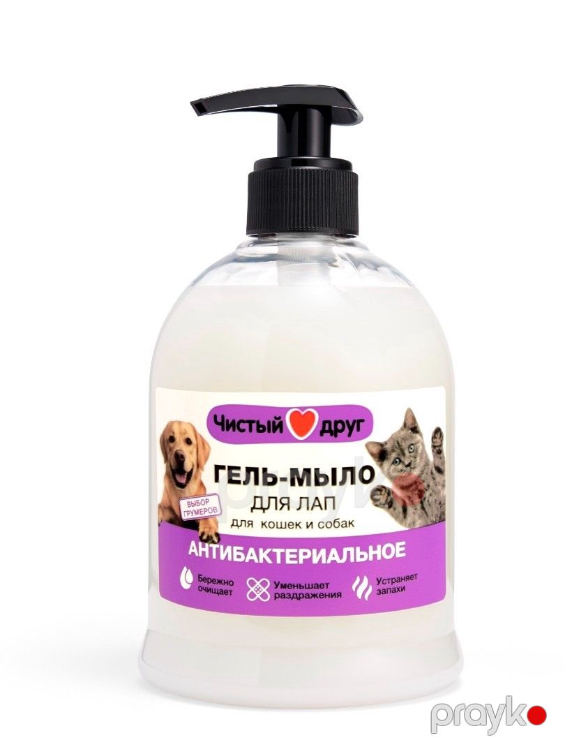 Pəncələrə qulluq üçün gel-sabun Floresan Cosmetic Чистый друг Антибактериальное F800 500 ml — Mallar, Bakı