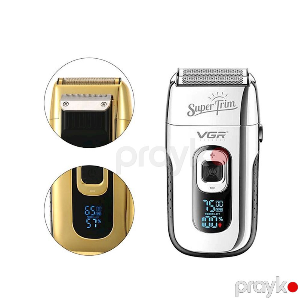 8467 Məhsulun adı: Elektrikli ülgüc VGR V-332 Silver Brend: VGR — Usturalar, trimmerler və epilyatorlar, Bakı (3)