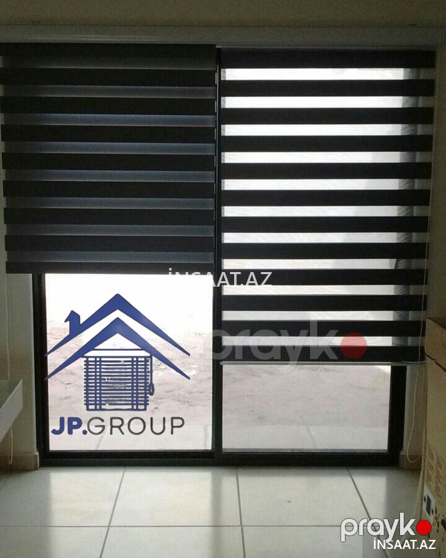 Jalüzlər Zebra — Pəncərələr, qapılar, balkonlar, Bakı (2)