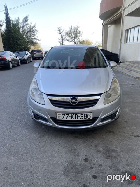 Opel Corsa Cdtı, gümüşü rəng, 5 qapılı hetçbek. Texniki — Sanqaçal
