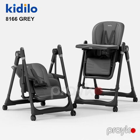 Uşaq yedizdirmə oturacağı və yelləncək Kidilo 2-si 1-də VP-8166, boz — Bakı