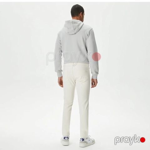Kişilər üçün dar cins gd_002, ağ, pambıq/polyester/elastan, ölçü 32 — Bakı