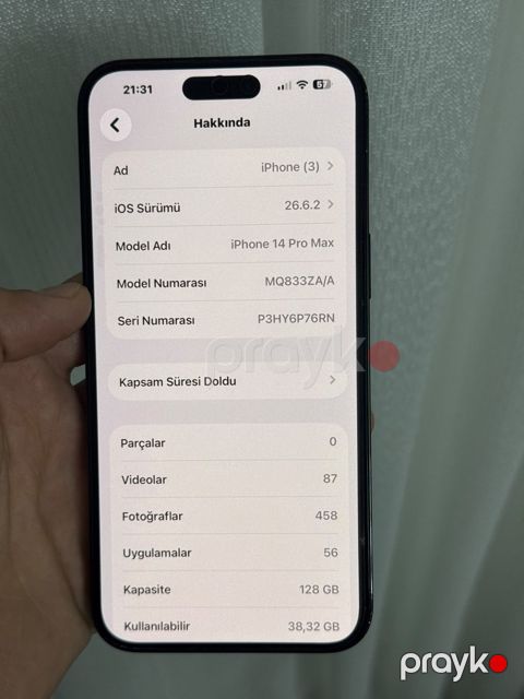 Apple iPhone 14 Pro Max Space Black 128GB/6GB — Bakı