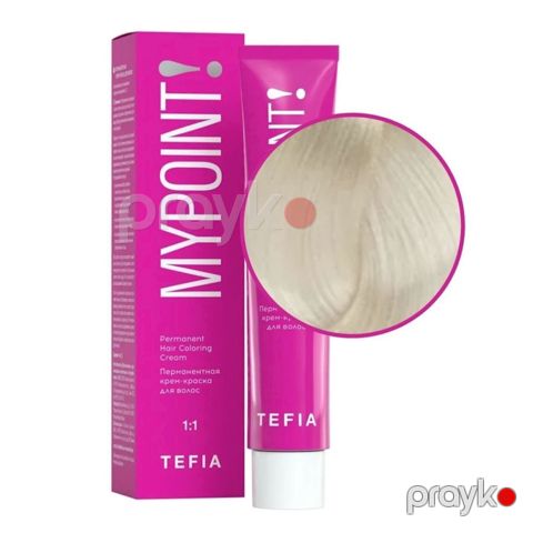 Permanent saç krem-boyası Tefia Mypoint Korrektor, ton 0.0A ton səviyyəsini işıqlandırmaq üçün korrektor, 60 ml — Bakı