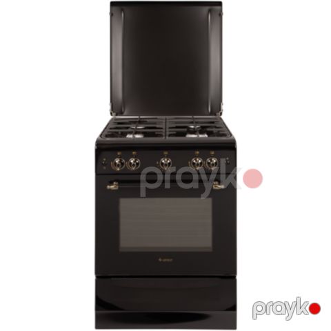 Gefest 6110-01 0187 Solo Qaz Plitəsi və Sobası, Qəhvəyi-Krem — Bakı