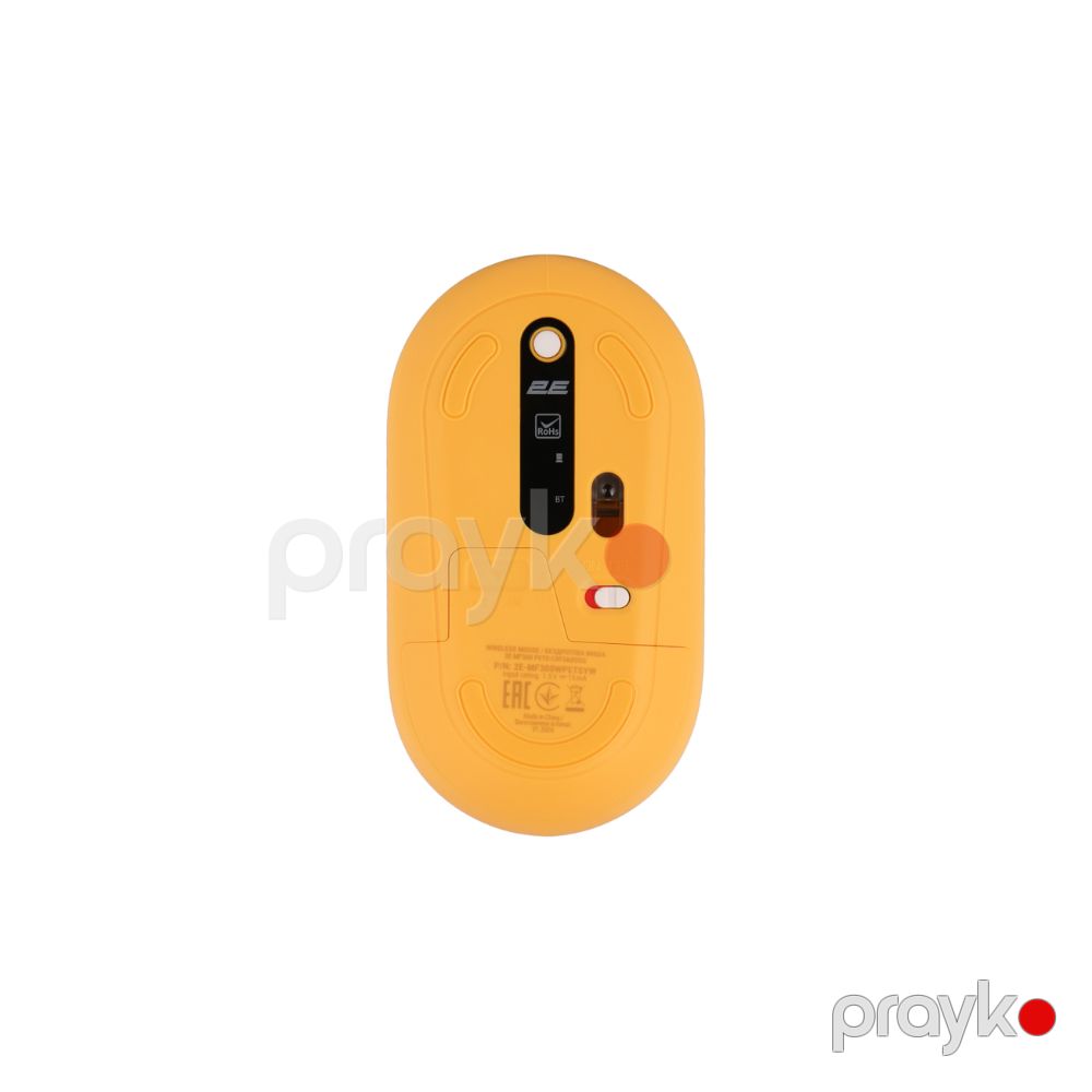 2E Mouse MF300 Pets:cats&dogs Silent WL BT, Yellow (2E-MF300WPETSYW) — Periferik cihazlar, Bakı (3)