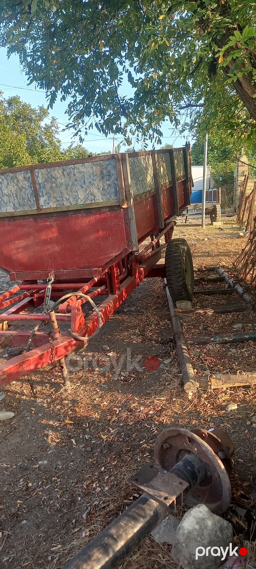 Kənd təsərrüfatı üçün iki təkərli qoşqu (traktor qoşqusu) - Güclü — Yardımçı qoşqular, Şamaxı (2)