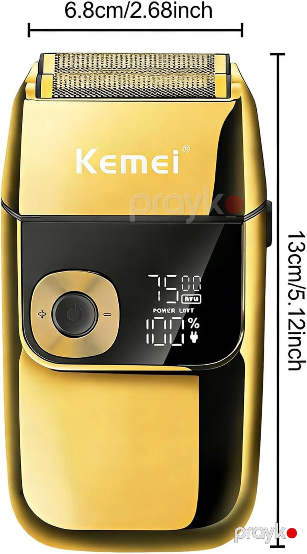 8459 Məhsulun adı: Elektrikli ülgüc Kemei KM-2028 Gold Brend: No — Usturalar, trimmerler və epilyatorlar, Bakı (7)