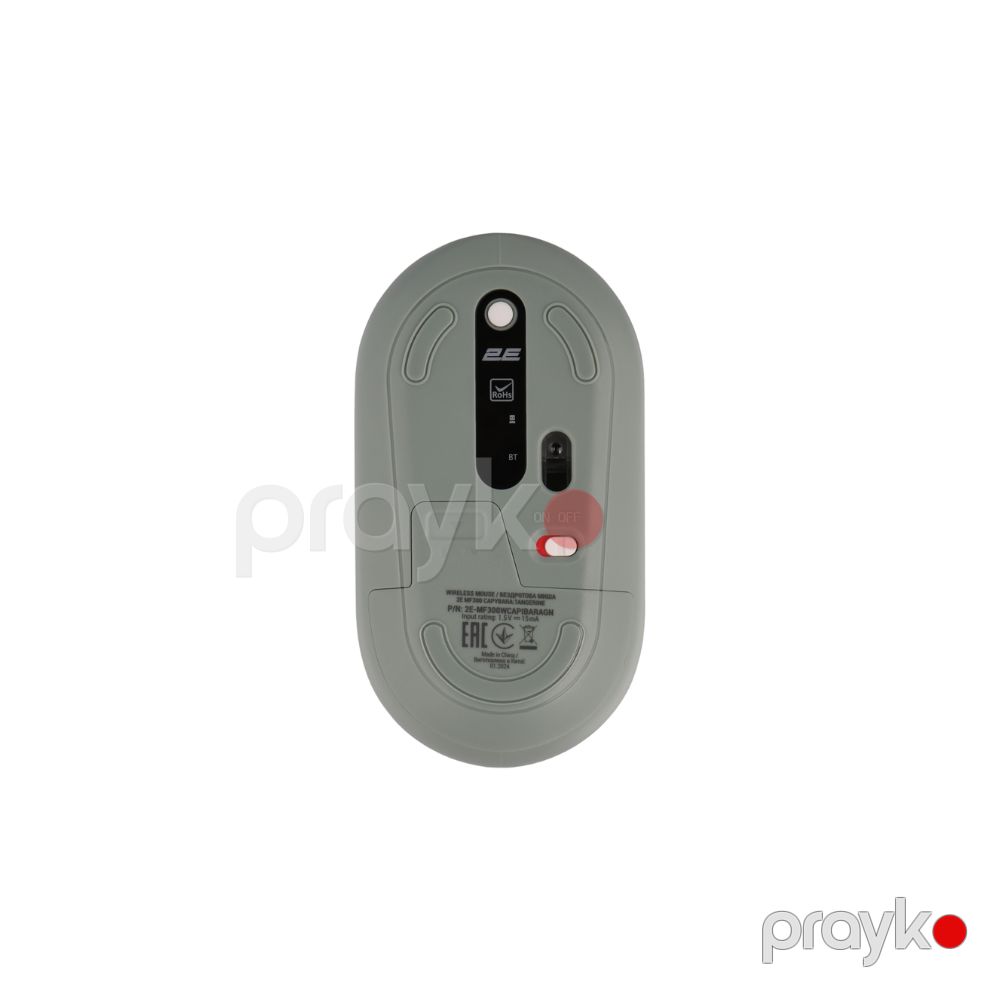 2E Mouse MF300 capybara:tangerıne Silent wl bt, Green (2E-MF300WCAPIBARAGN) — Periferik cihazlar, Bakı (3)