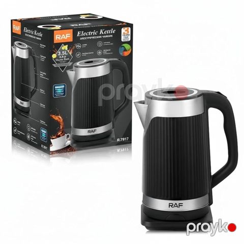 Məhsul 4772 Məhsulun adı: Elektrik çaydan RAF R.7817 Black - Kahn — Bakı