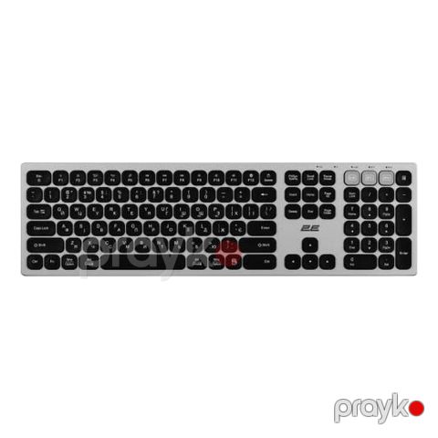 2E Keyboard membrane KS270 105key, Wl/bt, En/uk/ru, grey-black (2E-KS270WBGR) — Pctech — Periferiya cihazları