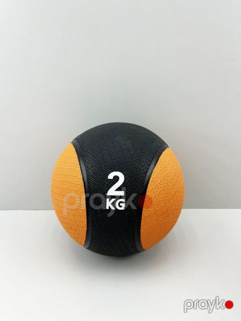 7024 Məhsulun adı: Tibbi top, sərt, qara/narıncı, rezin, 2 kq — Bakı