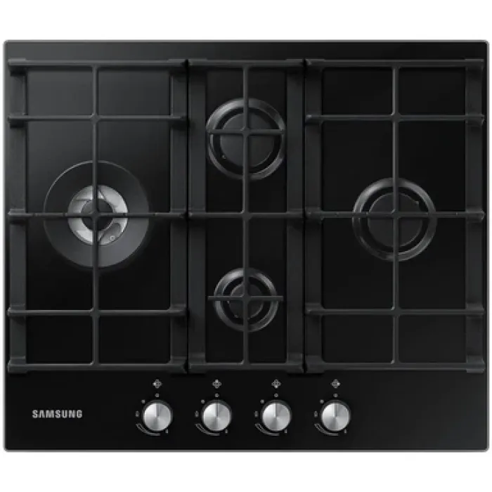 Samsung NA64H3030BK/WT Quraşdırılan Qaz Bişirmə Səthi 4 Ocaq Şüşə Səth Wok Dəstəyi — Bakı
