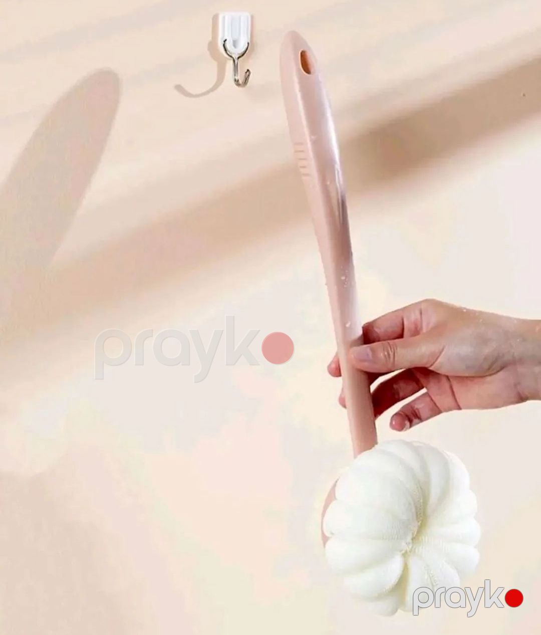 Duş üçün tutacaqlı lif 2i 1də MH11232719, çəhrayı, 38x12x8 sm — Mallar, Bakı (3)