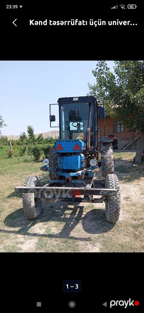 Kənd təsərrüfatı üçün universal traktor və qoşqu avadanlığı — Bərdə
