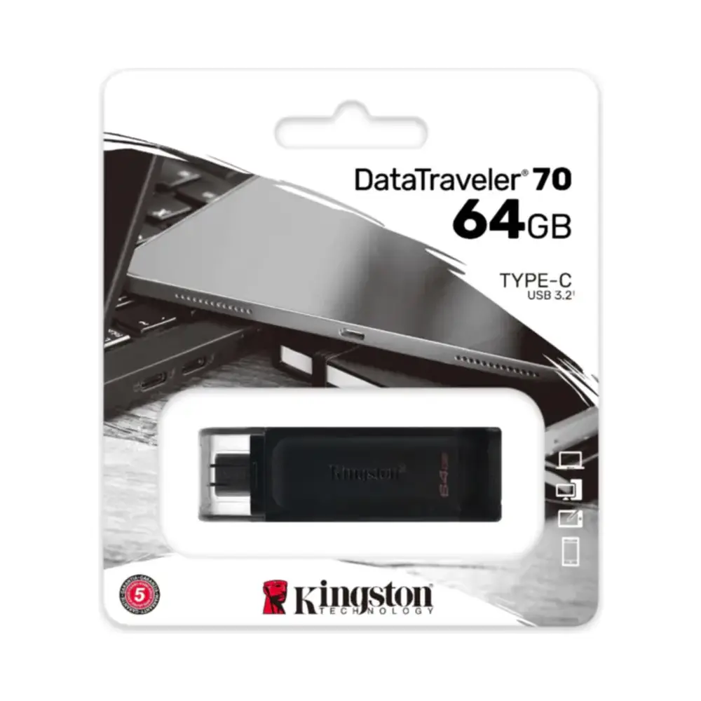 Kingston DataTraveler 70 64GB (DT70/64GB) — Pctech — Компьютеры и ноутбуки