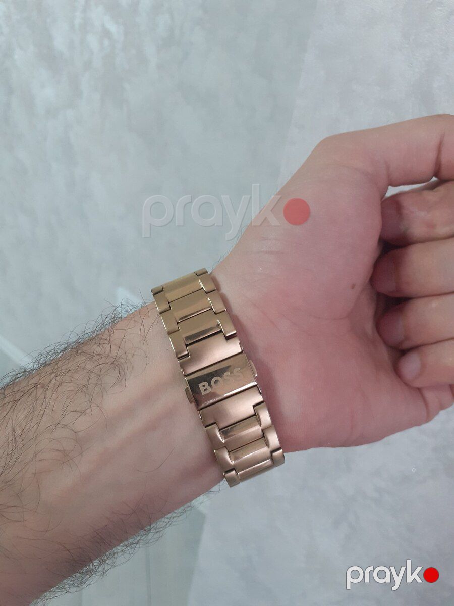 Qızılı qol saatı Boss — Şəxsi əşyalar, Bakı (3)