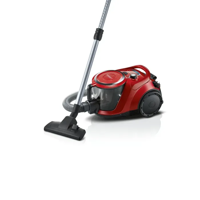 Bosch BGS412234A Tozsoran – 2200W Güclü, Torbasız və Səssiz Model (Qırmızı) — Bakı