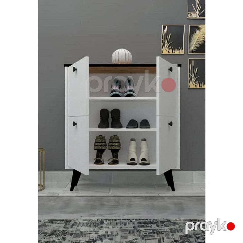 Komod 13900535, LDSP/laminat, ağ, 32x112x92 sm — Mallar, Bakı (2)