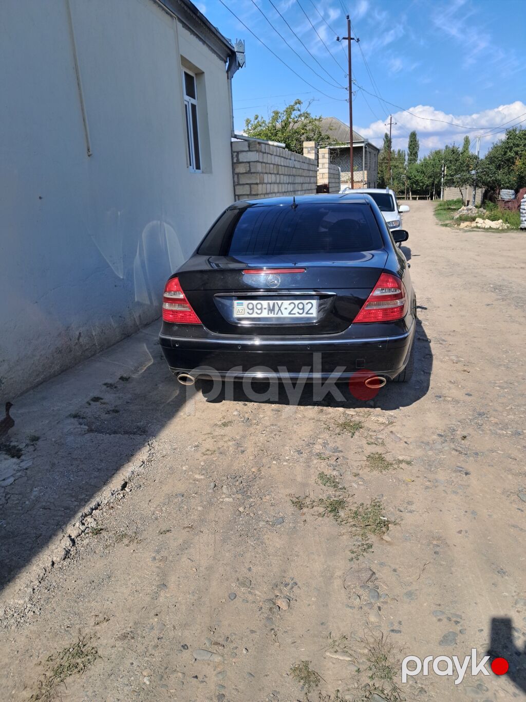 Mercedes-Benz E-Class sedan (W211) – qara rəng, 4 qapılı, arxa — Avtomobillər, Şəmkir (2)