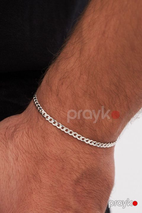 Qolbaq kişilər üçün 137, gümüş 925 əyar — Bakı