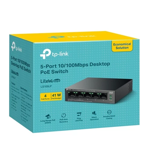 TP-Link LS105LP Desktop Switch — Şəbəkə və server avadanlığı, Bakı (3)