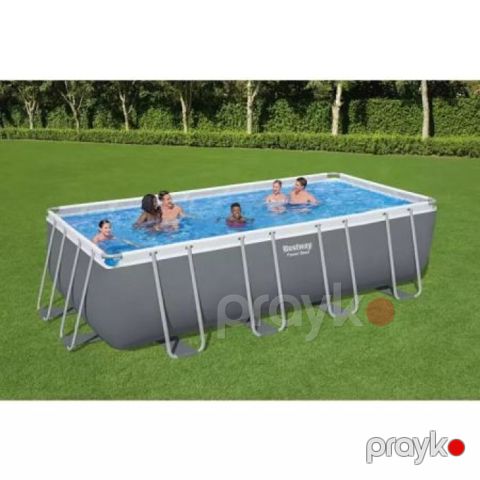 Peşəkar Bestway 56465 Power Steel Hovuz Dəsti (549x274x122 sm) Rəqəmsal Konstruksiya Stabilliyi — Bakı