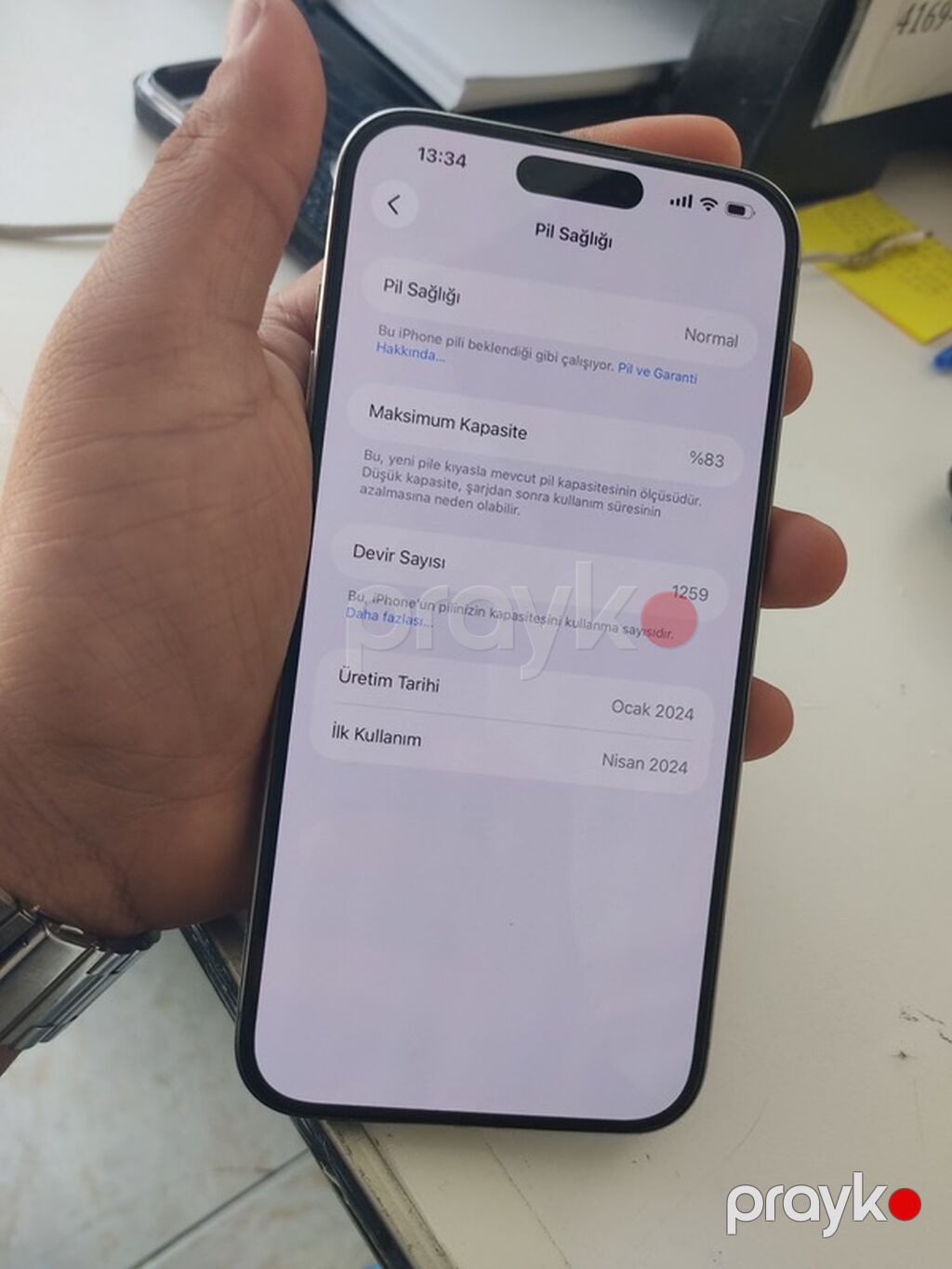 IPhone 15 Pro Max, 256 GB, Face ID — Apple iPhone, Şirvan (4)