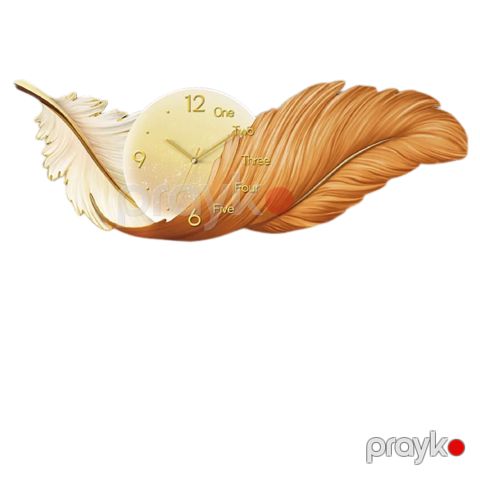 Divar saatı Home Decore Feather, 60x30 sm — Bakı