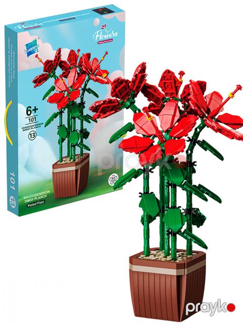 Konstruktor Zuanma Rododendron qırmızı — Bakı
